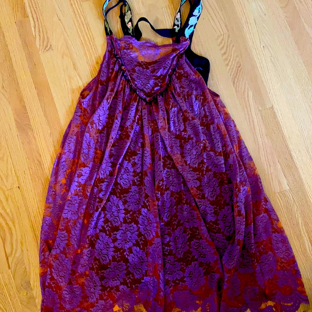 Free People Lace Slip Dress